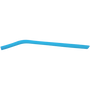 Blue Large Silicone Straw - Laser Engraved Gift