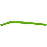 Green Large Silicone Straw - Laser Engraved Gift