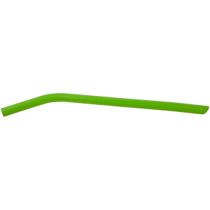 Green Large Silicone Straw - Laser Engraved Gift