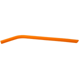 Orange Large Silicone Straw - Laser Engraved Gift