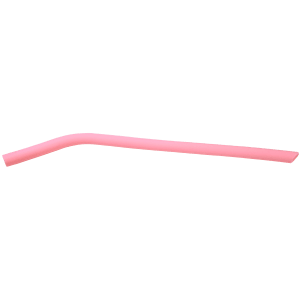 Pink Large Silicone Straw - Laser Engraved Gift