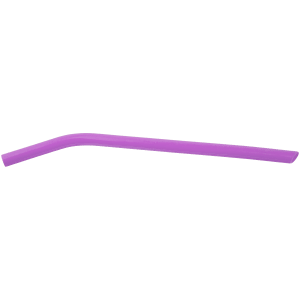 Purple Large Silicone Straw - Laser Engraved Gift