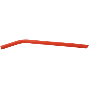 Red Large Silicone Straw - Laser Engraved Gift