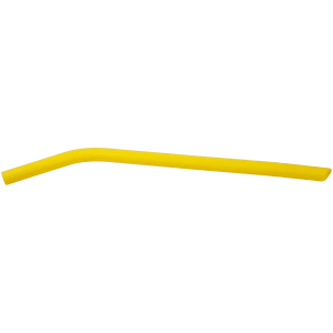 Yellow Large Silicone Straw - Laser Engraved Gift