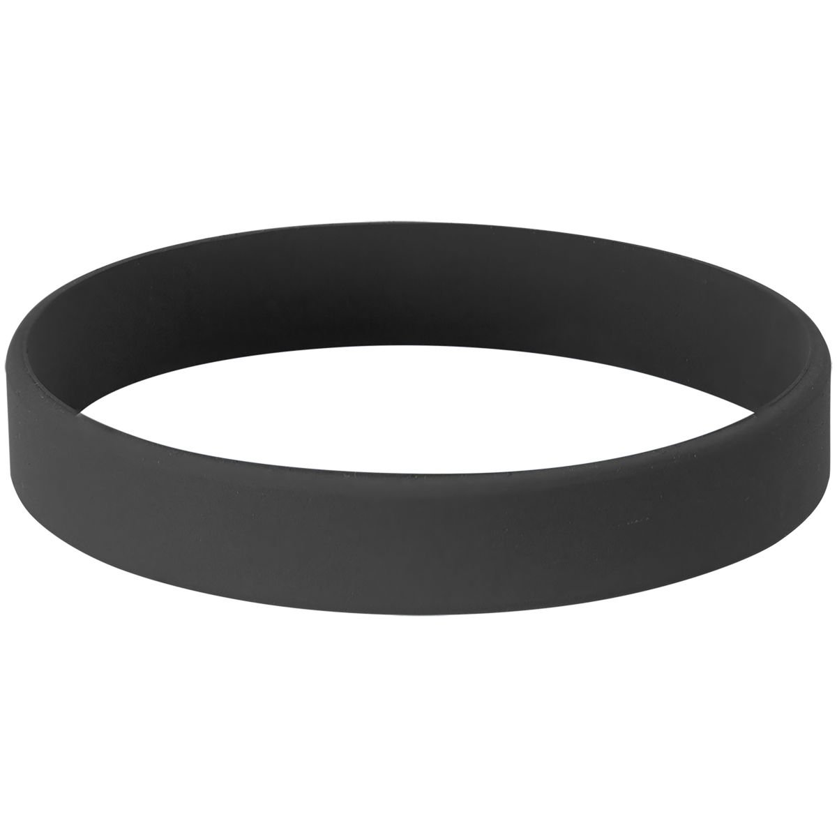 Black with White Engraving Silicone Bracelet/Band - Laser Engraved Gift