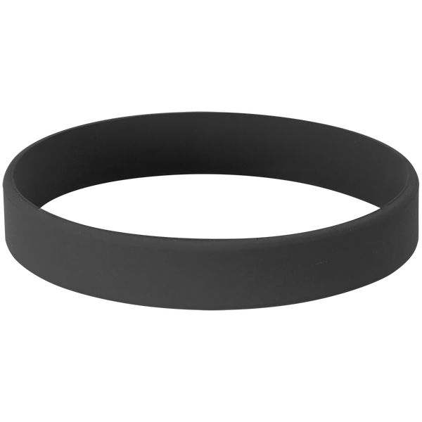Black with White Engraving Silicone Bracelet/Band - Laser Engraved Gift