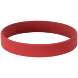 Red with White Engraving Silicone Bracelet/Band - Laser Engraved Gift