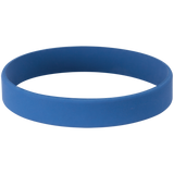 Blue with White Engraving Silicone Bracelet/Band - Laser Engraved Gift