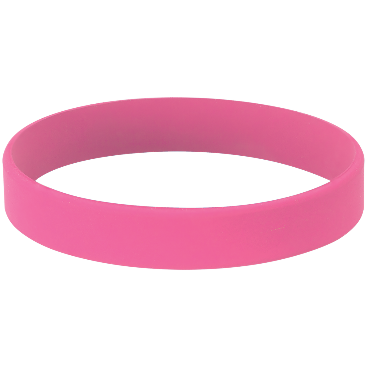 Pink with Black Engraving Silicone Bracelet/Band - Laser Engraved Gift