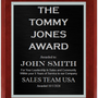 Value High Gloss Finish Plaque in 3 Colors - Custom Engraved Plaque