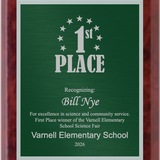 Marble Finish Designer Plaque - Custom Engraved Plaque