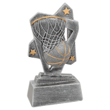 Basketball Triumph Resin Trophy - Custom Engraved Award