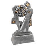 Cheer Triumph Resin Trophy - Custom Engraved Award