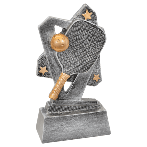 Pickleball Triumph Resin Trophy - Custom Engraved Award