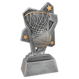 Basketball Triumph Resin Trophy - Custom Engraved Award