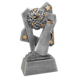 Cheer Triumph Resin Trophy - Custom Engraved Award