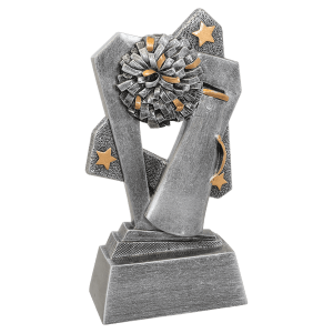 Cheer Triumph Resin Trophy - Custom Engraved Award
