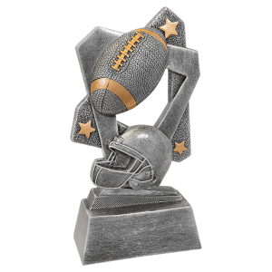 Football Triumph Resin Trophy - Custom Engraved Award