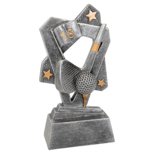 Golf Triumph Resin Trophy - Custom Engraved Award