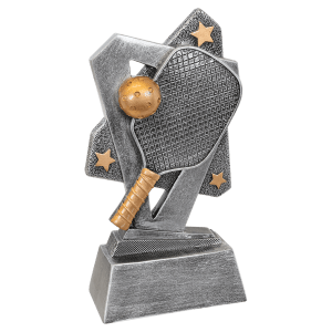 Pickleball Triumph Resin Trophy - Custom Engraved Award