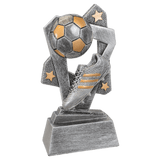Soccer Triumph Resin Trophy - Custom Engraved Award