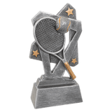 Tennis Triumph Resin Trophy - Custom Engraved Award
