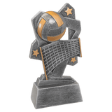 Volleyball Triumph Resin Trophy - Custom Engraved Award