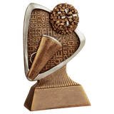 Cheer Triad Resin Trophy - Custom Engraved Award