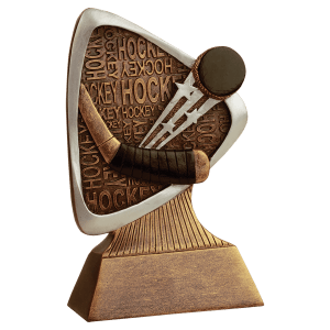 Hockey Triad Resin Trophy - Custom Engraved Award