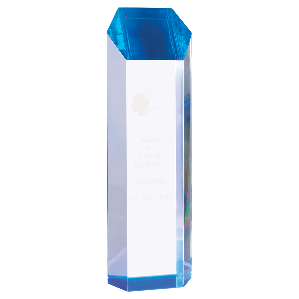 Clear Tower Acrylic - Custom Engraved Award
