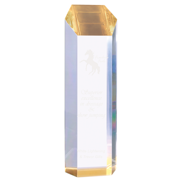 Clear Tower Acrylic - Custom Engraved Award