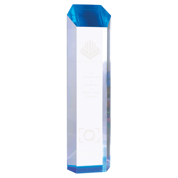 Clear Tower Acrylic - Custom Engraved Award