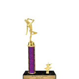 Single Column Trophy with Trim - Custom Engraved Trophy