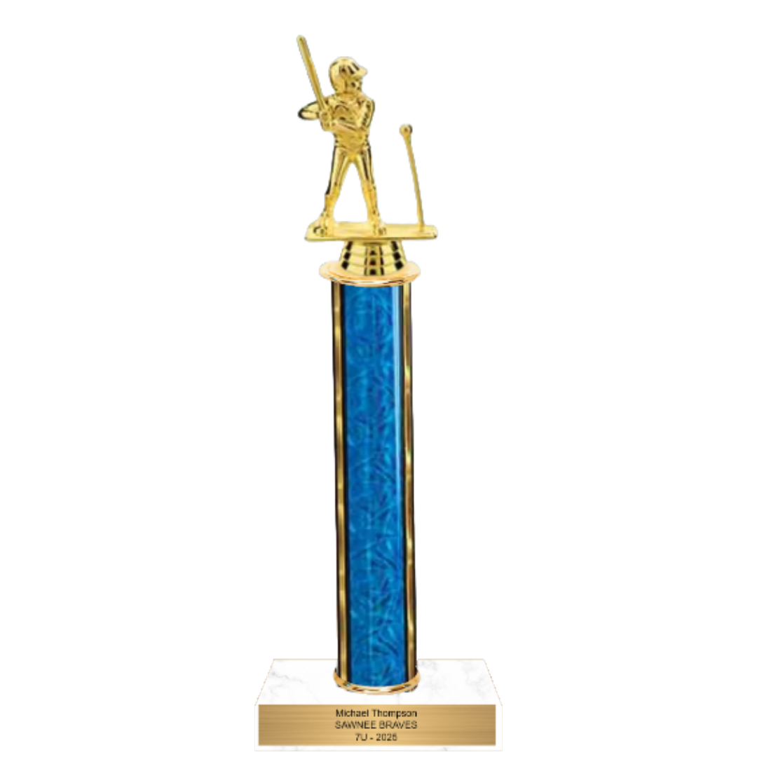 Single Column Trophy - Custom Engraved Trophy
