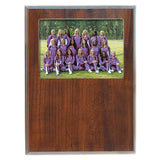 Cherry Finish Slide-In Photo Plaque - LyteWork - 9x12