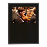 Matte Black Slide-In Photo Plaque - LyteWork - 9x12