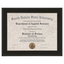 Black Matte Slide-In Frame Certificate Holder - LyteWork - 13x10.5