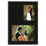 Matte Black Slide-In Photo Plaque - LyteWork - 9x13