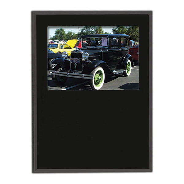 Matte Black Slide-In Photo Plaque - LyteWork - 8x10