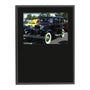 Matte Black Slide-In Photo Plaque - LyteWork - 8x10