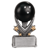 Bowling Varsity Sport Resin Trophy - Custom Engraved Award