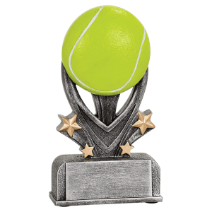 Tennis Varsity Sport Resin Trophy - Custom Engraved Award