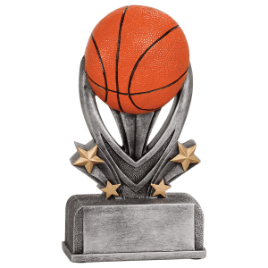 Basketball Varsity Sport Resin Trophy - Custom Engraved Award