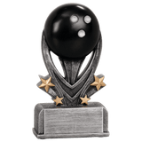 Bowling Varsity Sport Resin Trophy - Custom Engraved Award