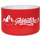 Red/White 20 Oz Water Bottle Boot - Laser Engraved Drinkware