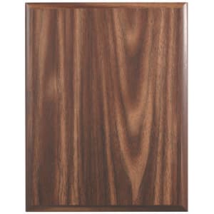 Walnut Finish Plaque with Cove Edge - Custom Engraved Plaque