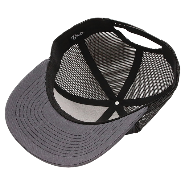 BrimCo Classic Trucker Hat - Charcoal-Black