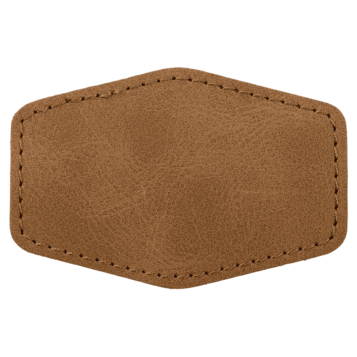 3" x 2" Premier Leatherette Hex Patch - Creekside Collection