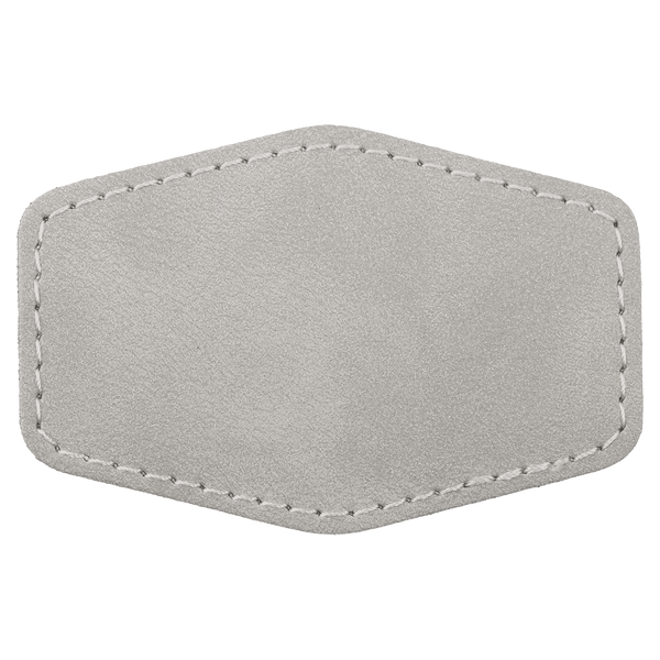 3" x 2" Premier Leatherette Hex Patch - Creekside Collection