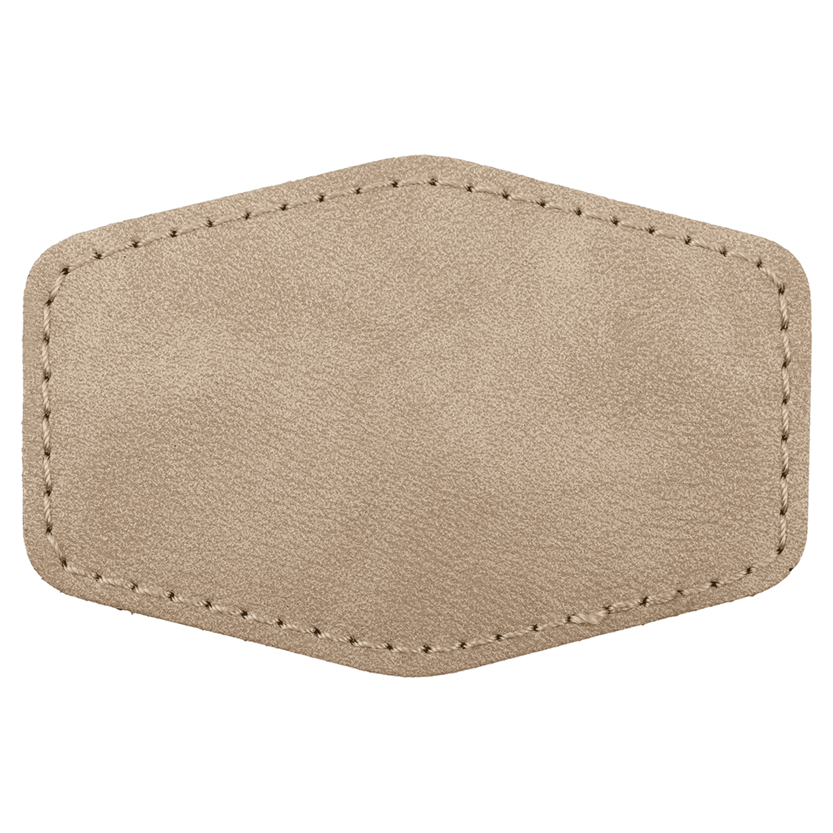 3" x 2" Premier Leatherette Hex Patch - Creekside Collection